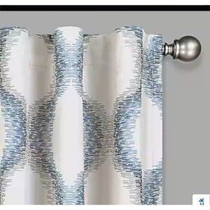 Eclipse Summit Geo Energy Saving Blackout Rod Pocket Blue 1 Curtain‎ Panel 40x84